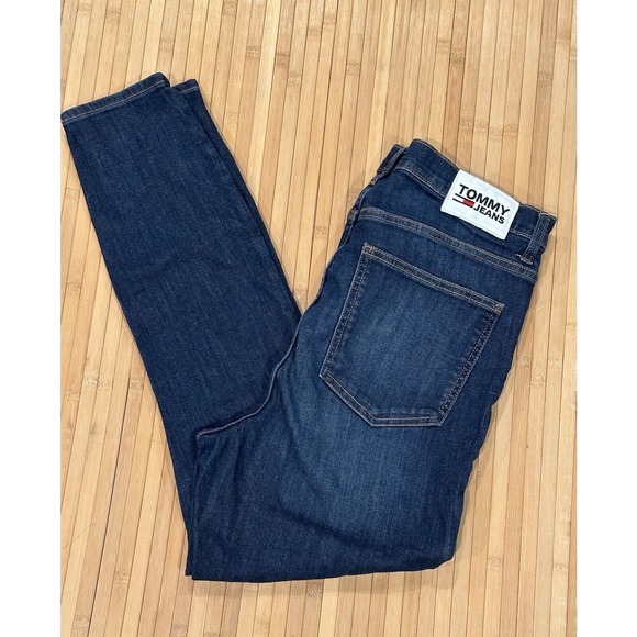 Tommy Hilfiger Jeans Women 14 32/27.5 Ultra High Rise Skinny Button Fly Stretch - Picture 2 of 8